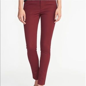 Full Length Garnet Burgundy Maroon Pixie Pants